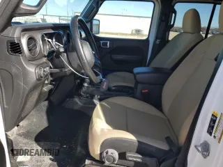 2022 Jeep Wrangler Unlimited High Tide with VIN 1C4HJXDG2NW102145, listed as a Copart auction lot 41407225 with 43,921 mi miles and Salvage Title. Bid and sale history available at DreamBid. Image 7.
