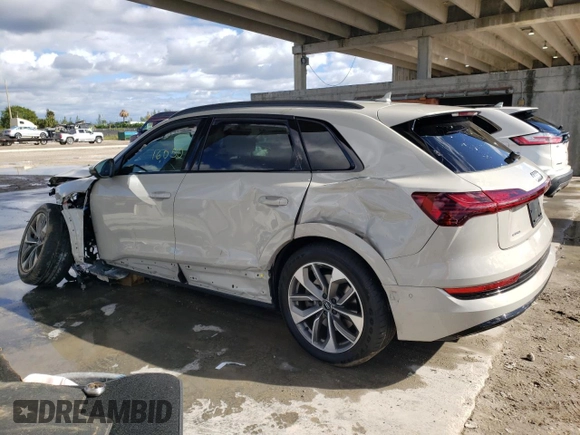 2021 Audi e-tron Premium Plus with VIN WA1LAAGE9MB004943, listed as a Copart auction lot 39321443 with 16,050 mi miles. Bid and sale history available at carsss.com. Image 2.