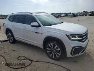 2023 Volkswagen Atlas SEL Premium R-Line with VIN 1V2FR2CA4PC520760, listed as a Copart auction lot 71956294 with 31,164 mi miles and Salvage title. Bid and sale history available at DreamBid. Image 4.