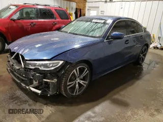 2021 BMW 3 Series 330i xDrive with VIN 3MW5R7J05M8B65599, listed as a Copart auction lot 51707945 with 50,278 mi miles and Salvage Title. Bid and sale history available at DreamBid. Image 1.