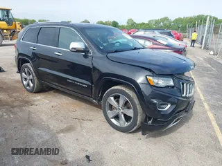 2016 Jeep Grand Cherokee Overland with VIN 1C4RJFCG7GC417608, listed as a IAAI auction lot 42348306 with 87,898 mi miles and . Bid and sale history available at DreamBid. Image 1.