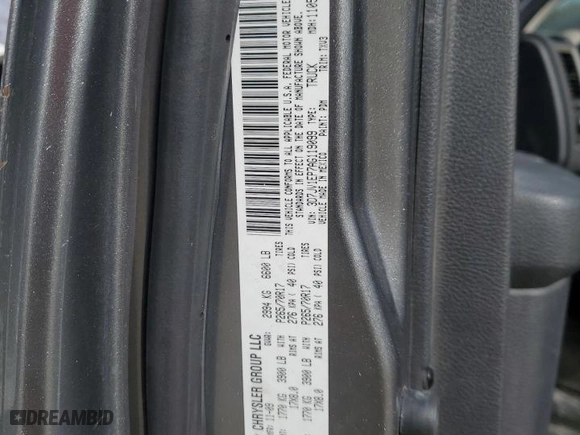 2010 Dodge Ram 1500 ST with VIN 3D7JV1EP7AG119099, listed as a Copart auction lot 44574105 with 172,131 mi miles and Clean Title. Bid and sale history available at carsss.com. Image 12.