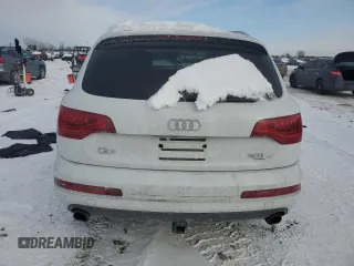 2014 Audi Q7 3.0T Premium Plus with VIN WA1LGAFE5ED010082, listed as a Copart auction lot 45519515 with 129,781 mi miles and Salvage Title. Bid and sale history available at carsss.com. Image 6.