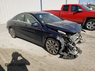 2017 Mercedes-Benz CLA with VIN WDDSJ4EB3HN411064, listed as a Copart auction lot 38877083 with 60,843 mi miles. Bid and sale history available at carsss.com. Image 4.
