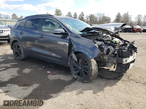 2018 Kia Niro EX with VIN KNDCC3LC9J5140791, listed as a Copart auction lot 44413335 with 107,213 mi miles and Salvage Title. Bid and sale history available at carsss.com. Image 4.