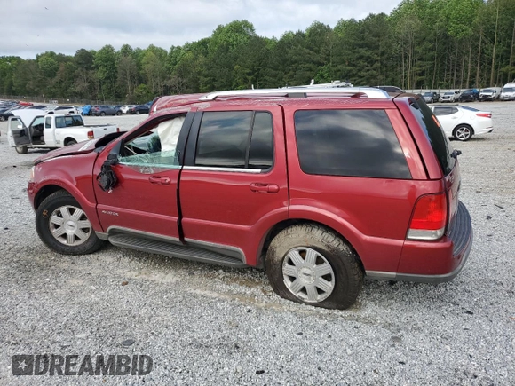 2003 Lincoln Aviator Premium with VIN 5LMEU78HX3ZJ29773, listed as a Copart auction lot 54267565 with Not provided miles and Salvage title. Bid and sale history available at DreamBid. Image 2.