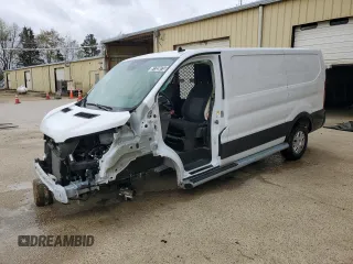 2024 Ford Transit Cargo with VIN 1FTBR1Y82RKA68798, listed as a Copart auction lot 51338075 with 8,653 mi miles and Clean Title. Bid and sale history available at DreamBid. Image 1.