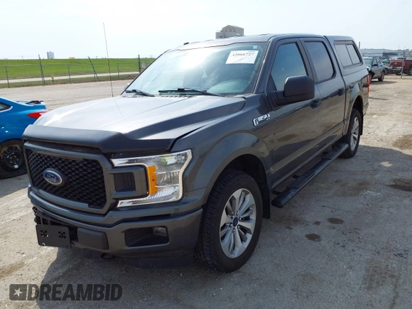 2018 Ford F-150 XL with VIN 1FTEW1EP9JKF56149, listed as a IAAI auction lot 42066727 with 73,689 mi miles and . Bid and sale history available at DreamBid. Image 17.