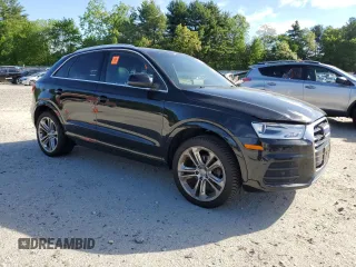 2016 Audi Q3 Premium Plus with VIN WA1EFCFS6GR013351, listed as a Copart auction lot 56727035 with 83,583 mi miles and Salvage title. Bid and sale history available at DreamBid. Image 4.