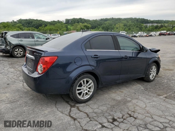 2015 Chevrolet Sonic LT with VIN 1G1JC5SH4F4187829, listed as a Copart auction lot 58529775 with 119,036 mi miles and Salvage title. Bid and sale history available at DreamBid. Image 3.
