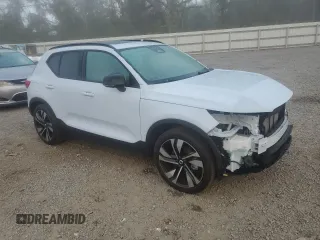 2024 Volvo XC40 Plus Dark Theme with VIN YV4L12UL3R2241057, listed as a Copart auction lot 43803265 with 9,396 mi miles and Salvage title. Bid and sale history available at DreamBid. Image 4.