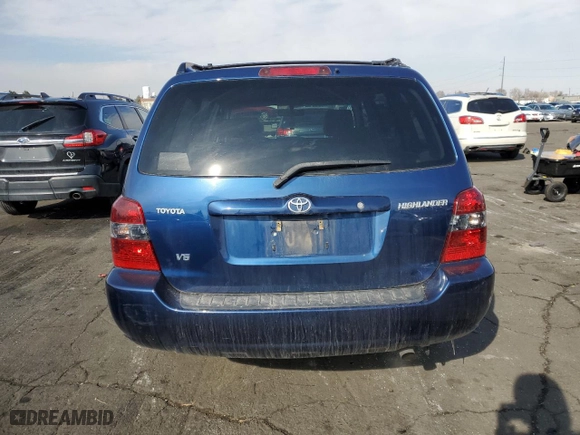 2006 Toyota Highlander with VIN JTEGP21A960120087, listed as a Copart auction lot 45334735 with 196,745 mi miles and Clean Title. Bid and sale history available at carsss.com. Image 6.