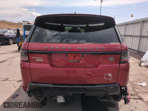 2019 Land Rover Range Rover Sport Dynamic with VIN SALWR2RE9KA847731, listed as a Copart auction lot 51964515 with 46,434 mi miles and Salvage title. Bid and sale history available at DreamBid. Image 6.