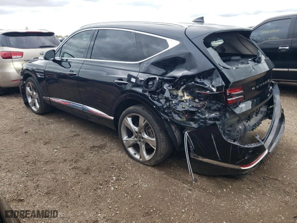 2021 Genesis GV80 Advanced + with VIN KMUHCESC0MU046230, listed as a Copart auction lot 72079454 with 0 mi miles and Salvage Title. Bid and sale history available at carsss.com. Image 2.