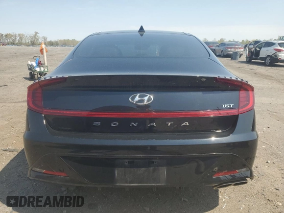 2021 Hyundai Sonata SEL Plus with VIN 5NPEJ4J28MH079484, listed as a Copart auction lot 52587065 with 77,717 mi miles and Salvage Title. Bid and sale history available at DreamBid. Image 6.