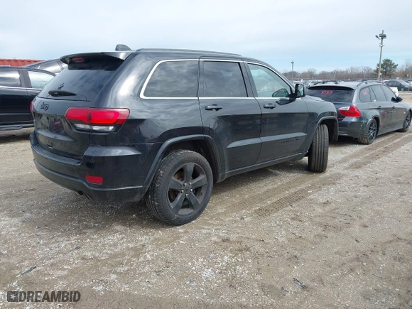 2015 Jeep Grand Cherokee Altitude with VIN 1C4RJFAG2FC956607, listed as a IAAI auction lot 41818479 with 98,879 mi miles. Bid and sale history available at carsss.com. Image 4.