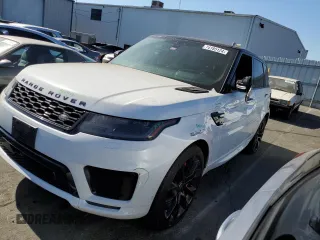 2019 Land Rover Range Rover Sport HST with VIN SALWS2SU6KA875329, listed as a Copart auction lot 74185124 with 57,251 mi miles and Salvage title. Bid and sale history available at DreamBid. Image 1.