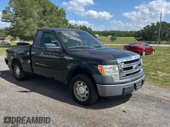 2013 Ford F-150 XL with VIN 1FTMF1CM7DFE09796, listed as a Copart auction lot 51871585 with 67,872 mi miles and Clean title. Bid and sale history available at DreamBid. Image 1.