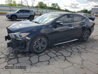 2016 Nissan Maxima SV with VIN 1N4AA6AP5GC901055, listed as a Copart auction lot 54133175 with 105,277 mi miles and Salvage Title. Bid and sale history available at DreamBid. Image 1.
