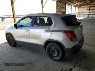 2015 Chevrolet Trax LS with VIN KL7CJKSB4FB256897, listed as a Copart auction lot 54090835 with 117,981 mi miles and Clean Title. Bid and sale history available at carsss.com. Image 2.