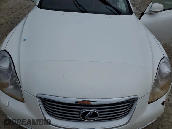 2007 Lexus SC 430 with VIN JTHFN45YX79011643, listed as a Copart auction lot 44015675 with Not Provided miles and Salvage Title. Bid and sale history available at DreamBid. Image 11.