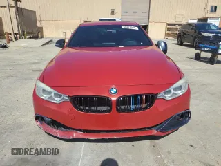 2015 BMW 4 Series 428i with VIN WBA3N3C50FK232924, listed as a Copart auction lot 60427945 with 143,599 mi miles and Salvage title. Bid and sale history available at DreamBid. Image 5.