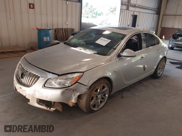 2011 Buick Regal CXL Turbo TO2 with VIN W04GW5EV6B1082404, listed as a IAAI auction lot 40234055 with 145,182 mi miles. Bid and sale history available at carsss.com. Image 18.