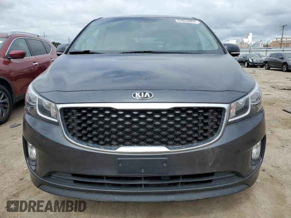2016 Kia Sedona SX with VIN KNDMC5C19G6138038, listed as a Copart auction lot 61634964 with 0 mi miles and Clean Title. Bid and sale history available at carsss.com. Image 5.
