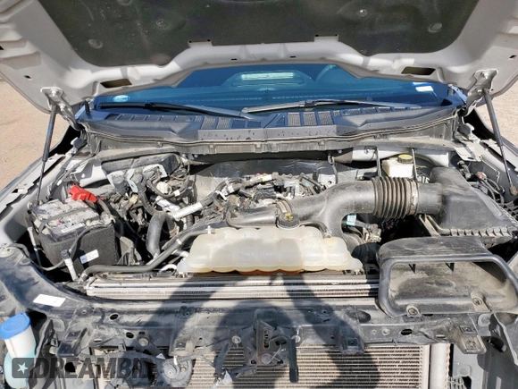 2023 Ford F-150 XL with VIN 1FTEW1CP0PKD18024, listed as a Copart auction lot 64282415 with 96,095 mi miles and Salvage title. Bid and sale history available at DreamBid. Image 11.