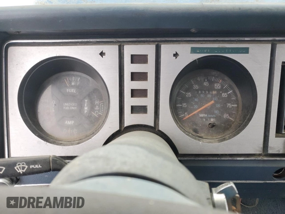 1985 Ford Bronco with VIN 1FMBU14SXFUA96361, listed as a Copart auction lot 43681375 with 98,999 mi miles and Clean title. Bid and sale history available at DreamBid. Image 9.