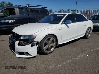 2012 Audi S4 Premium Plus with VIN WAUBGAFL9CA075268, listed as a Copart auction lot 68863744 with 129,510 mi miles and Salvage Title. Bid and sale history available at carsss.com. Image 1.
