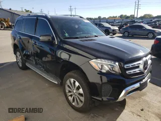 2017 Mercedes-Benz GLS with VIN 4JGDF6EE0HA922003, listed as a Copart auction lot 60384202 with 68,384 mi miles. Bid and sale history available at carsss.com. Image 1.