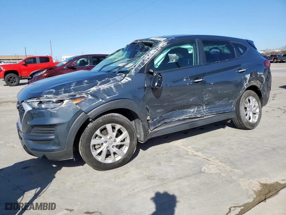 2020 Hyundai Tucson SE with VIN KM8J23A43LU189558, listed as a Copart auction lot 48656165 with 99,293 mi miles and Salvage Title. Bid and sale history available at carsss.com. Image 1.