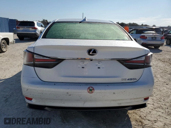 2017 Lexus GS 450h z VIN JTHBS1BL6HA002274, wystawiony jako Copart lot #74006484 z przebiegiem Nie podano mil oraz Szkoda całkowita • Salvage title. Historia ofert i sprzedaży dostępna na DreamBid. Obrazek 6.