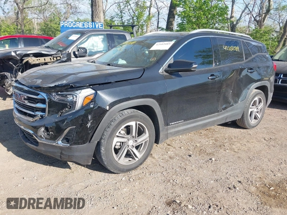 2020 GMC Terrain SLT with VIN 3GKALPEV1LL343386, listed as a IAAI auction lot 42102089 with 38,632 mi miles and . Bid and sale history available at DreamBid. Image 17.