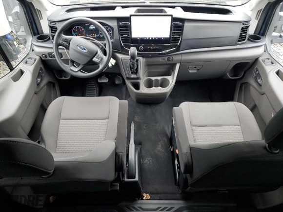 2023 Ford Transit Passenger XL with VIN 1FBVU4XG8PKB11791, listed as a Copart auction lot 44168115 with 2,482 mi miles and Non repairable. Bid and sale history available at DreamBid. Image 8.