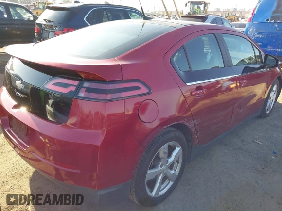 2012 Chevrolet Volt with VIN 1G1RE6E44CU126522, listed as a IAAI auction lot 41965231 with 67,532 mi miles and . Bid and sale history available at carsss.com. Image 4.