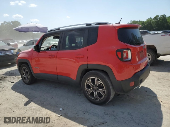 2016 Jeep Renegade Limited with VIN ZACCJADT9GPC84446, listed as a Copart auction lot 52885155 with 145,735 mi miles and Salvage Title. Bid and sale history available at DreamBid. Image 2.