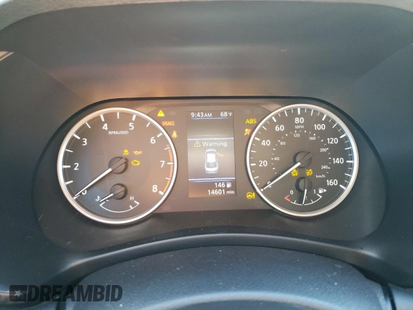 2023 Nissan Sentra S with VIN 3N1AB8BVXPY308270, listed as a Copart auction lot 50253865 with 14,601 mi miles and Salvage Title. Bid and sale history available at DreamBid. Image 9.
