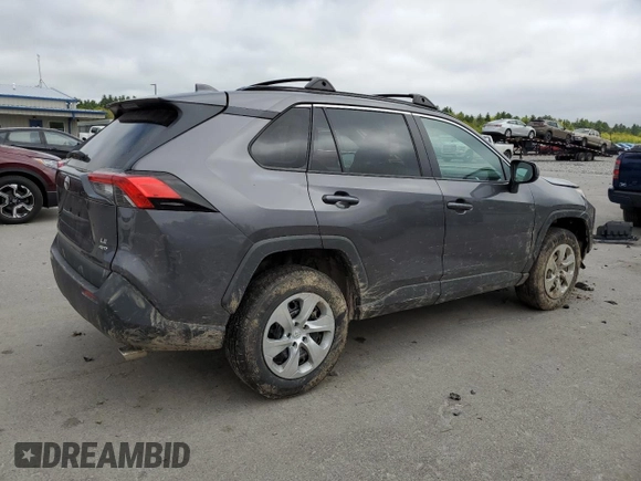2021 Toyota RAV4 LE with VIN 2T3F1RFV6MC247024, listed as a Copart auction lot 56570715 with 49,043 mi miles and Salvage title. Bid and sale history available at DreamBid. Image 3.