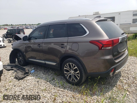 2017 Mitsubishi Outlander SE with VIN JA4AD3A39HZ049072, listed as a Copart auction lot 60809555 with 129,597 mi miles and Salvage title. Bid and sale history available at DreamBid. Image 2.