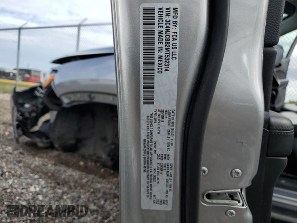 2021 Jeep Compass Latitude z VIN 3C4NJCBB2MT532314, wystawiony jako Copart lot #79363064 z przebiegiem 55 329 mil mil oraz Szkoda całkowita • Salvage title. Historia ofert i sprzedaży dostępna na DreamBid. Obrazek 12.