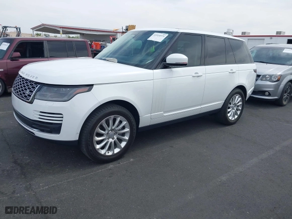 2019 Land Rover Range Rover HSE with VIN SALGS2SV2KA555261, listed as a IAAI auction lot 41924975 with 38,264 mi miles. Bid and sale history available at carsss.com. Image 17.
