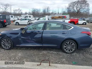 2015 Hyundai Genesis 3.8L with VIN KMHGN4JE4FU093636, listed as a IAAI auction lot 42021732 with 130,512 mi miles. Bid and sale history available at carsss.com. Image 14.