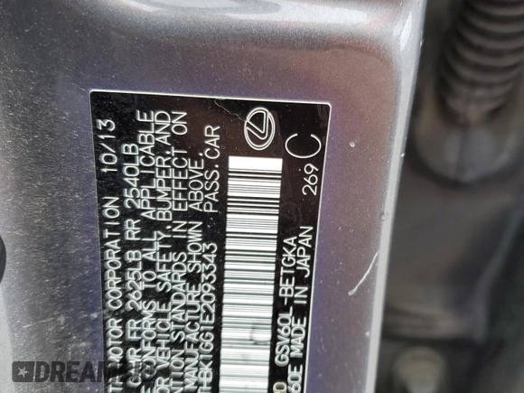 2014 Lexus ES 330 z VIN JTHBK1GG1E2093343, wystawiony jako Copart lot #55884065 z przebiegiem 150 998 mil mil oraz Szkoda całkowita • Salvage title. Historia ofert i sprzedaży dostępna na DreamBid. Obrazek 13.