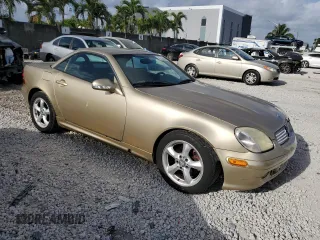 2001 Mercedes-Benz SLK 230/320 with VIN WDBKK65F61F210893, listed as a Copart auction lot 51276665 with Not provided miles and Salvage title. Bid and sale history available at DreamBid. Image 4.