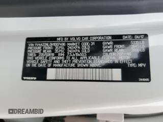 2017 Volvo V90 z VIN YV4A22NL0H1007496, wystawiony jako Copart lot #44589014 z przebiegiem 26 340 mil mil oraz . Historia ofert i sprzedaży dostępna na DreamBid. Obrazek 12.