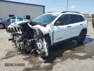 2016 Jeep Cherokee Altitude with VIN 1C4PJLAB5GW355332, listed as a Copart auction lot 55952555 with Not provided miles and Salvage title. Bid and sale history available at DreamBid. Image 1.