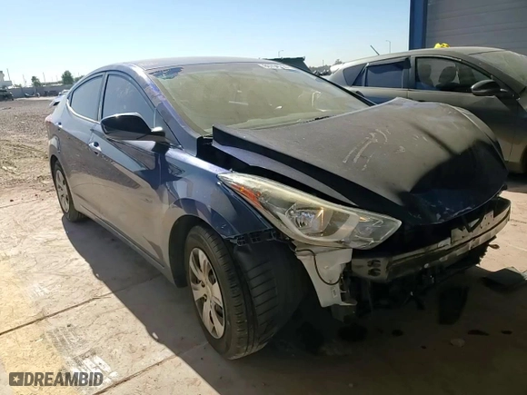 2016 Hyundai Elantra SE with VIN 5NPDH4AE0GH745761, listed as a Copart auction lot 80794514 with 100,383 mi miles and Salvage Title. Bid and sale history available at carsss.com. Image 10.