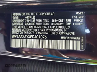 2023 Porsche Cayenne z VIN WP1AA2AYXPDA01076, wystawiony jako IAAI lot #42301868 z przebiegiem 23 249 mil mil oraz . Historia ofert i sprzedaży dostępna na DreamBid. Obrazek 9.